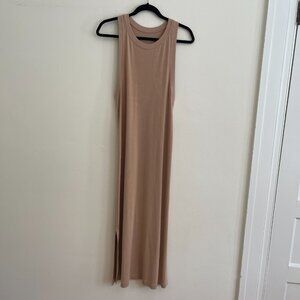 lululemon All Yours Tan Tank Maxi Dress Size 6